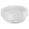 Netuera 5 Pack 6 in Clear Thick Plastic Heavy Duty Sturdy Plant Saucer Drip Trays Fit for pot Netuera