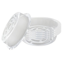 Netuera 5 Pack 6 in Clear Thick Plastic Heavy Duty Sturdy Plant Saucer Drip Trays Fit for pot Netuera