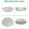 Netuera 5 Pack 8 in Clear Thick Plastic Heavy Duty Sturdy Plant Saucer Drip Trays Fit for pot Netuera