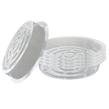 Netuera 5 Pack 8 in Clear Thick Plastic Heavy Duty Sturdy Plant Saucer Drip Trays Fit for pot Netuera
