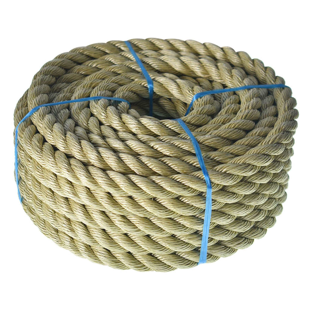 Netuera 50' twisted promanila unmanila twisted 3strand lightweight synthetic rope marine Netuera