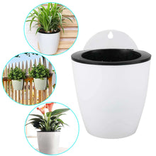 Netuera 7Pack Self-watering Plant Flower Pot Wall Hanging Plastic Planters with Hook Netuera