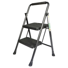 Netuera Aluminium 2 Step Folding Step Portable Ladder with Wide Anti-Slip Pedal Netuera