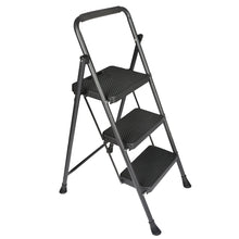 Netuera Aluminium 3 Step Folding Step Portable Ladder with Wide Anti-Slip Pedal Netuera