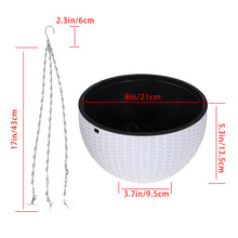 Netuera Hanging Flower Pots Garden Fence Balcony Basket Plant Pot Planter Decor Netuera