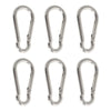 Netuera Stainless Steel Spring Snap Hook Carabiner 304 Stainless Steel Clips, Set of 6 Netuera