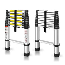 Netuera Telescopic ladder Aluminum Expansion Folding Ladder Multi-Purpose Ladder Loft Netuera