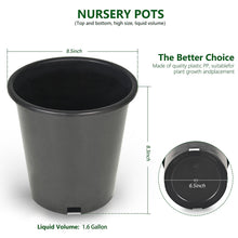 New  Black Trade Gallon Root Garden Container Premium Nursery Pots USA Netuera
