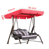 New Outdoor Swing Top Sunshade Cover Canopy 210D Oxford Garden Water resistant Netuera