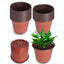 Plastic Plant Flower Pots Nursery Seedlings Pot Plant 100Pcs