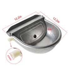 Stainless Water Trough Bowl Automatic Drinking For Dog Horse Cow Pig Auto Fill